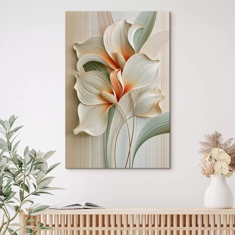 murales flores abstractas s50363