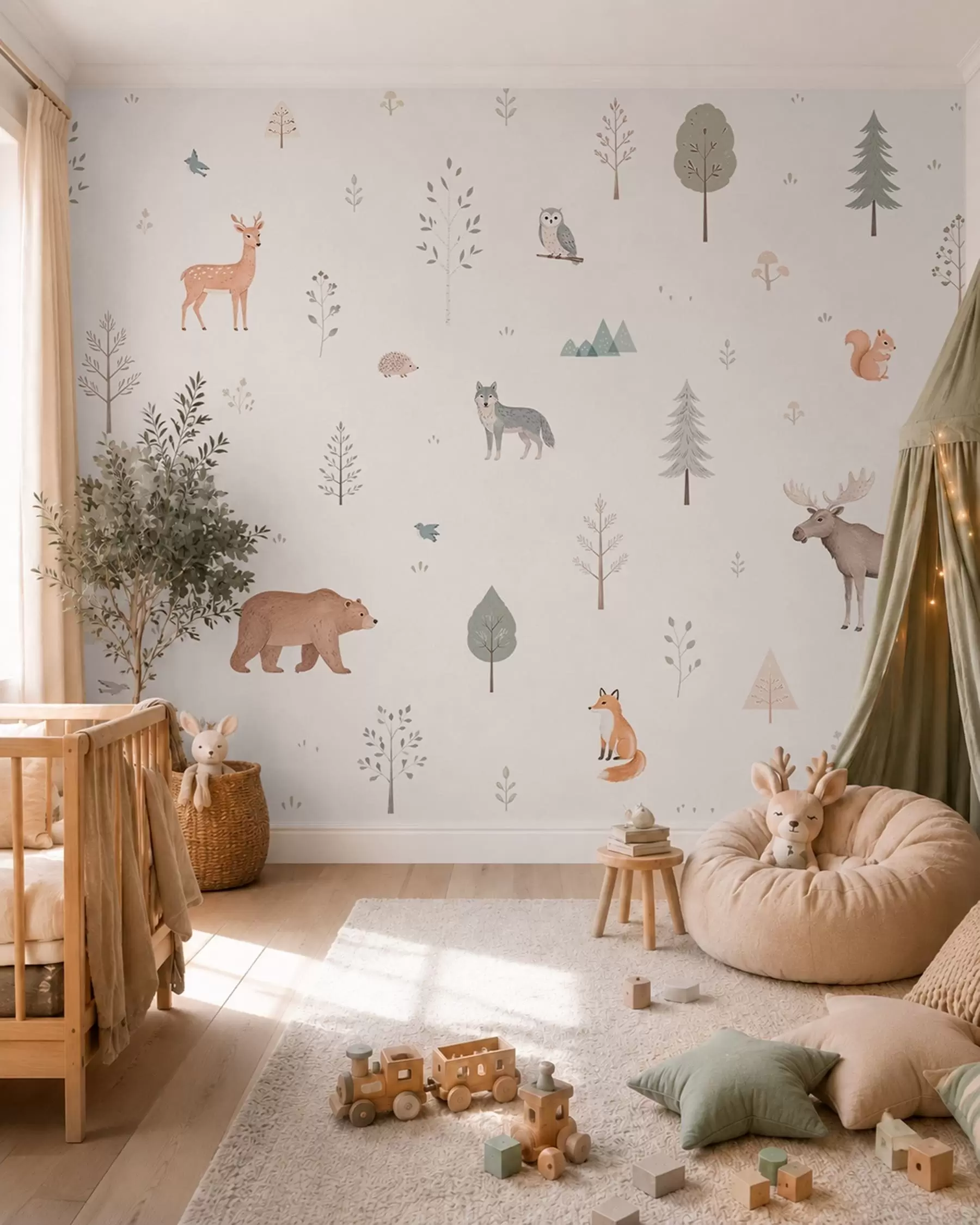 murales Miniaturas del bosque w05864
