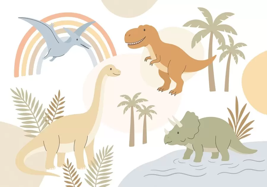 murales Dinosaurios w05842