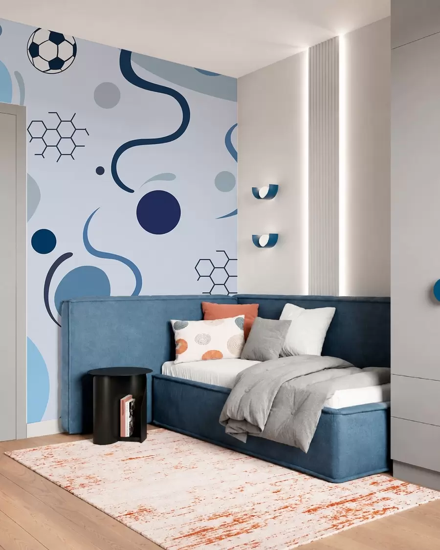 wall murals Football Rhythm w05142
