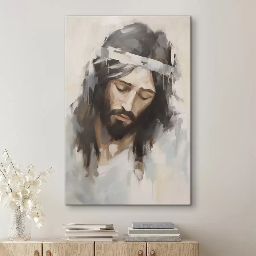 murales Jesús, pintura de imitación s50408