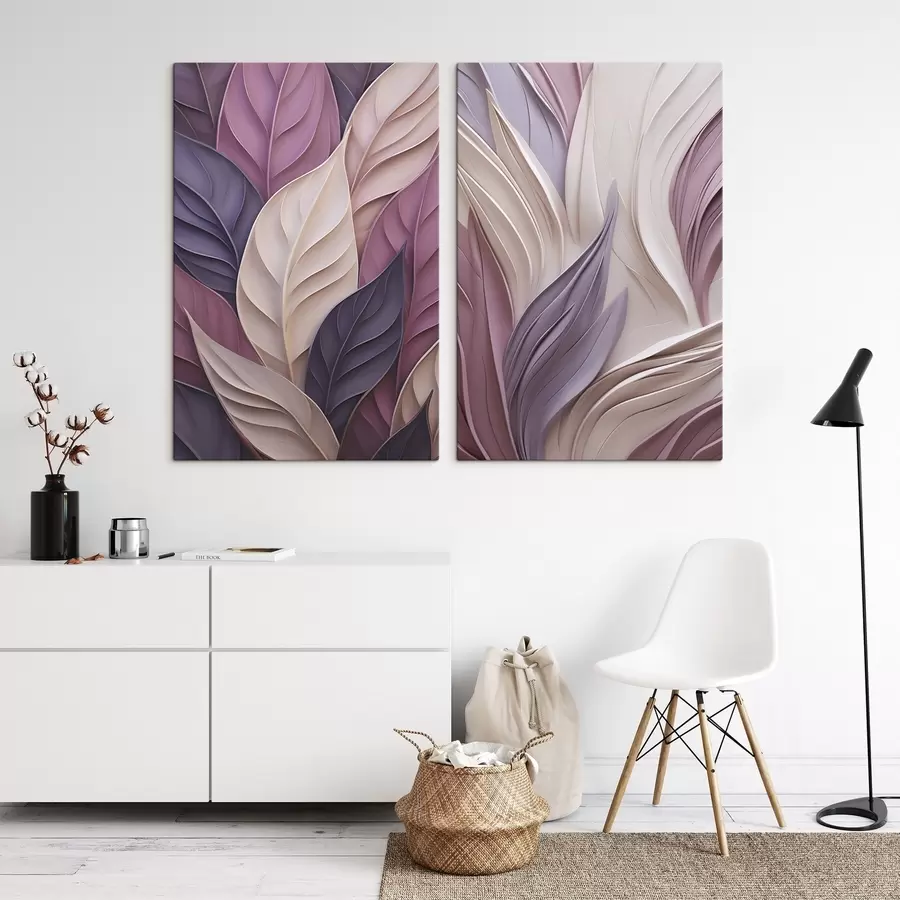Wall Mural Photo Wallpaper Abstract composition with imitation layered forms m30910