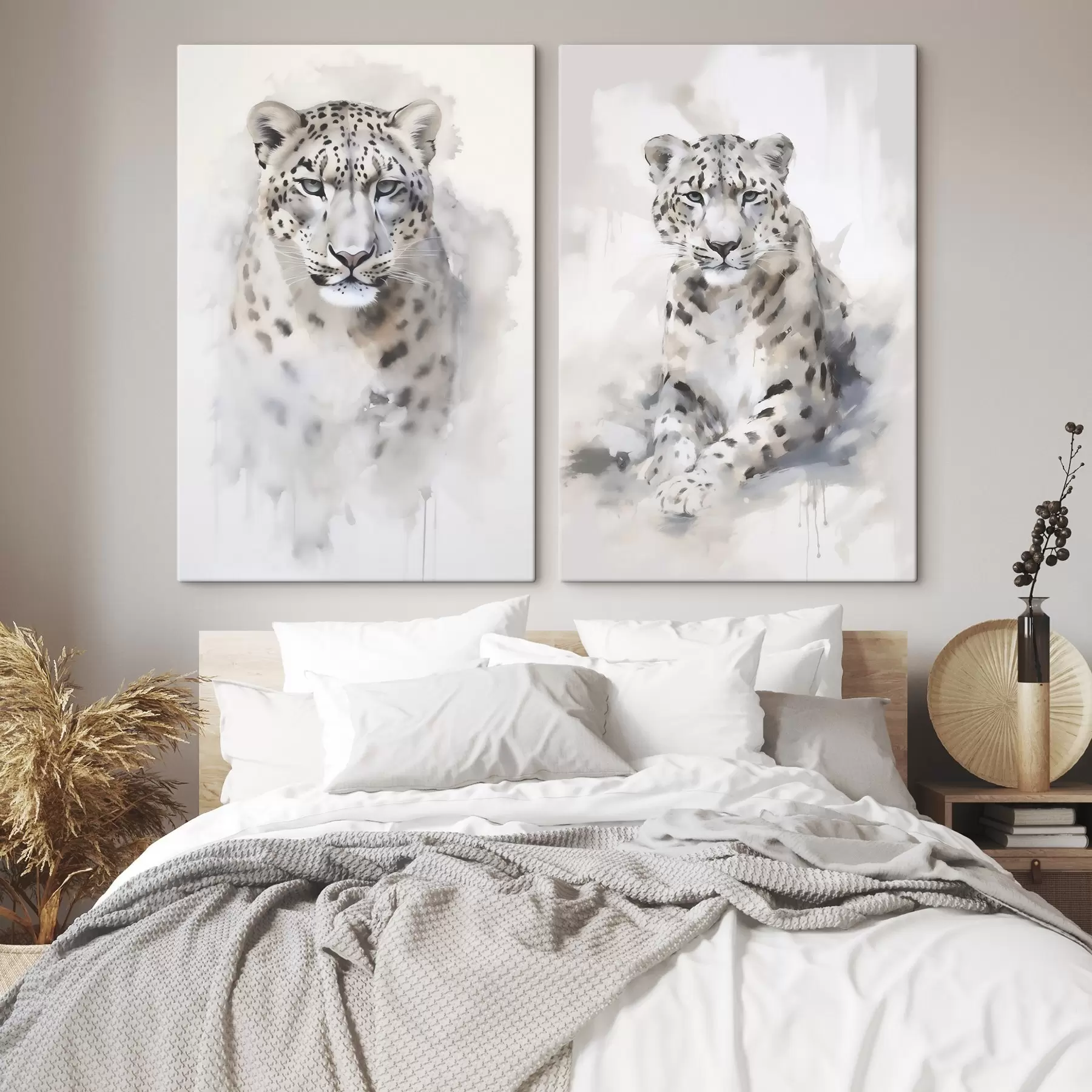 murales Leopardo, pintura de imitación m30911