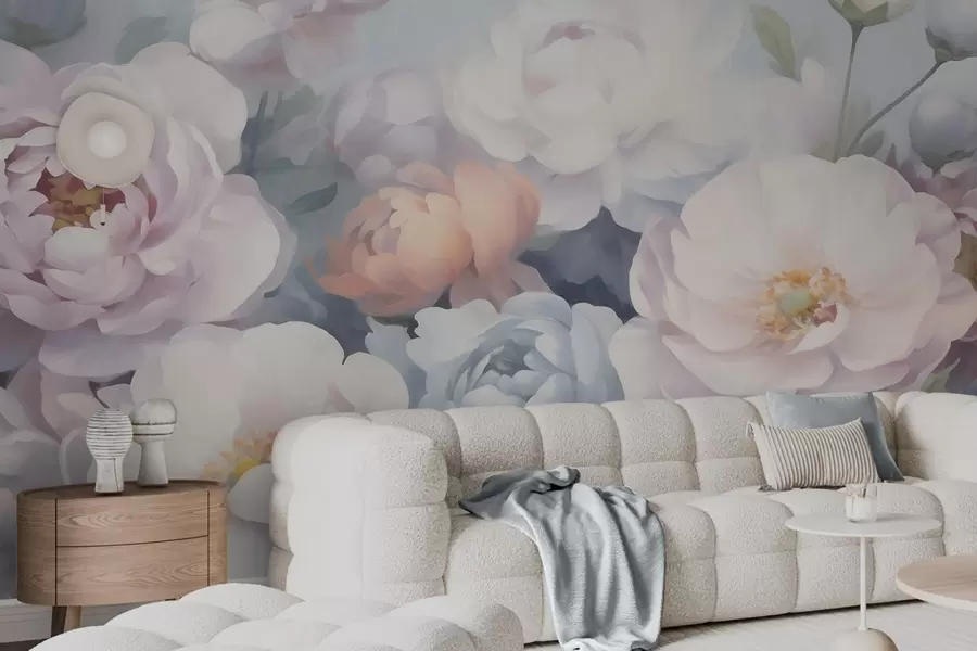 Wall Mural Photo Wallpaper Abstract flowers w05674