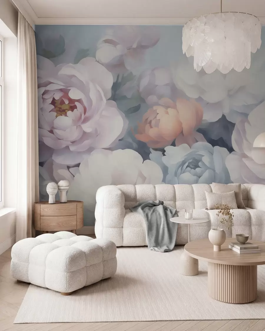 peintures murales Fleurs abstraites w05674