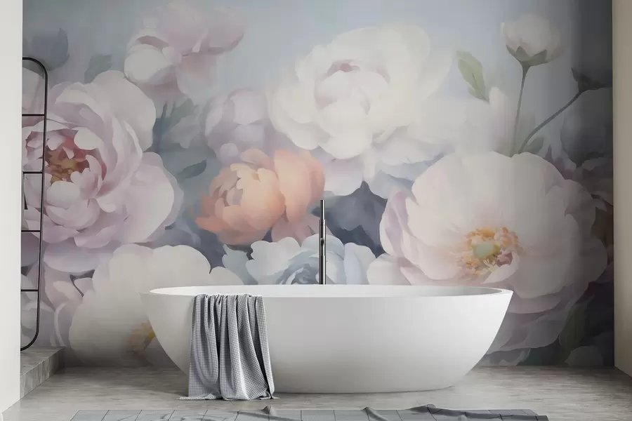 murales flores abstractas w05674