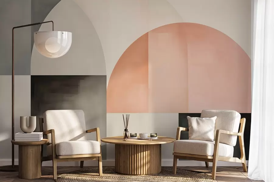 wall murals Geometric abstraction w05847