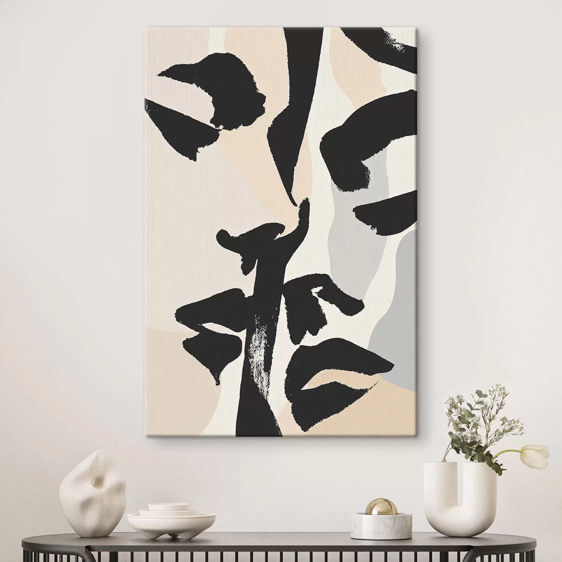 wall murals Abstract faces s50459