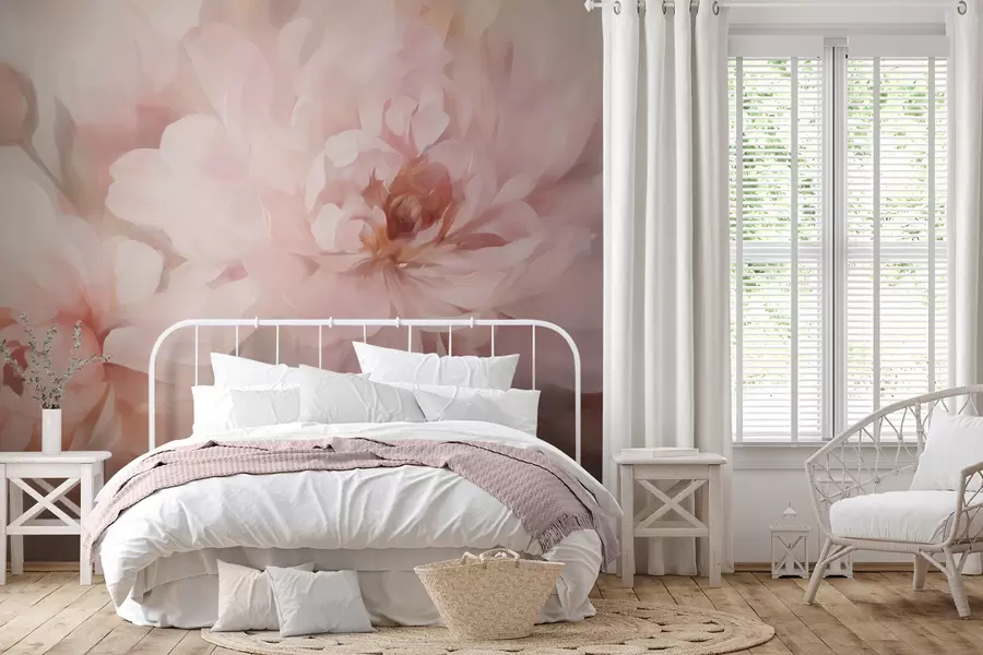 wall murals Abstract flowers w05591