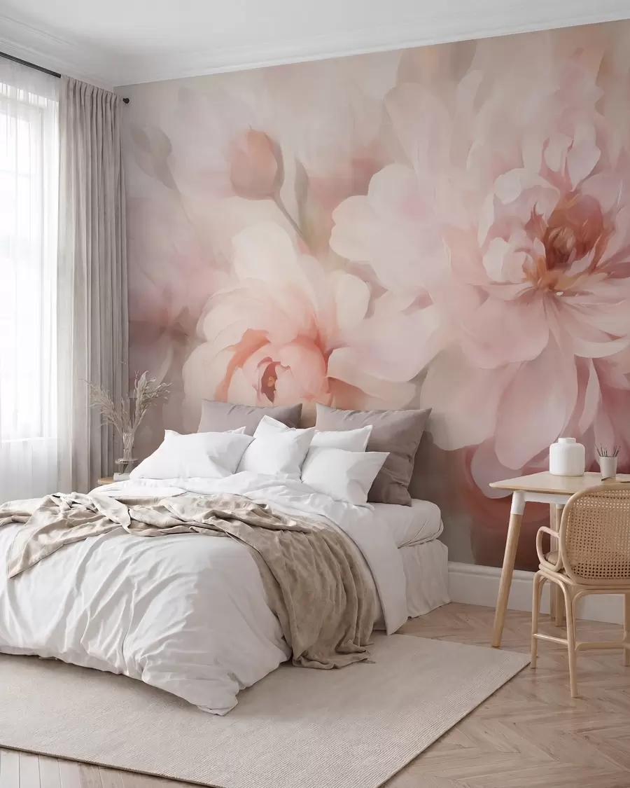 murales flores abstractas w05591