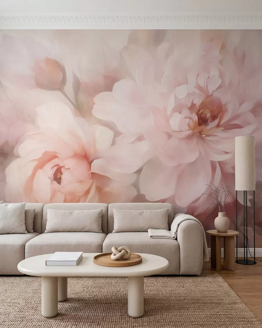 murales flores abstractas w05591