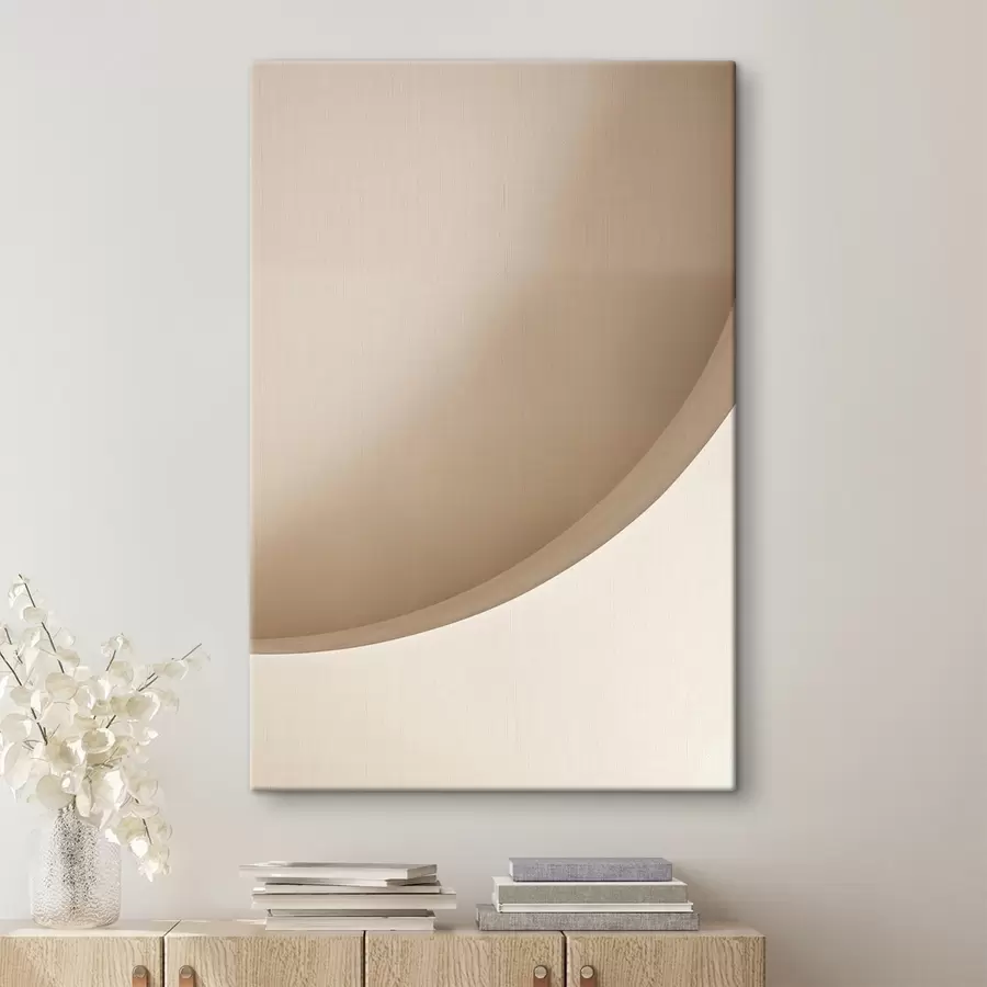 wall murals Sand Abstract Curve s50394