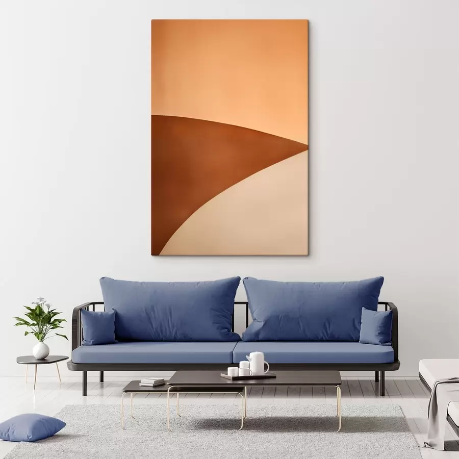 wall murals Warm Velvet Waves s50395
