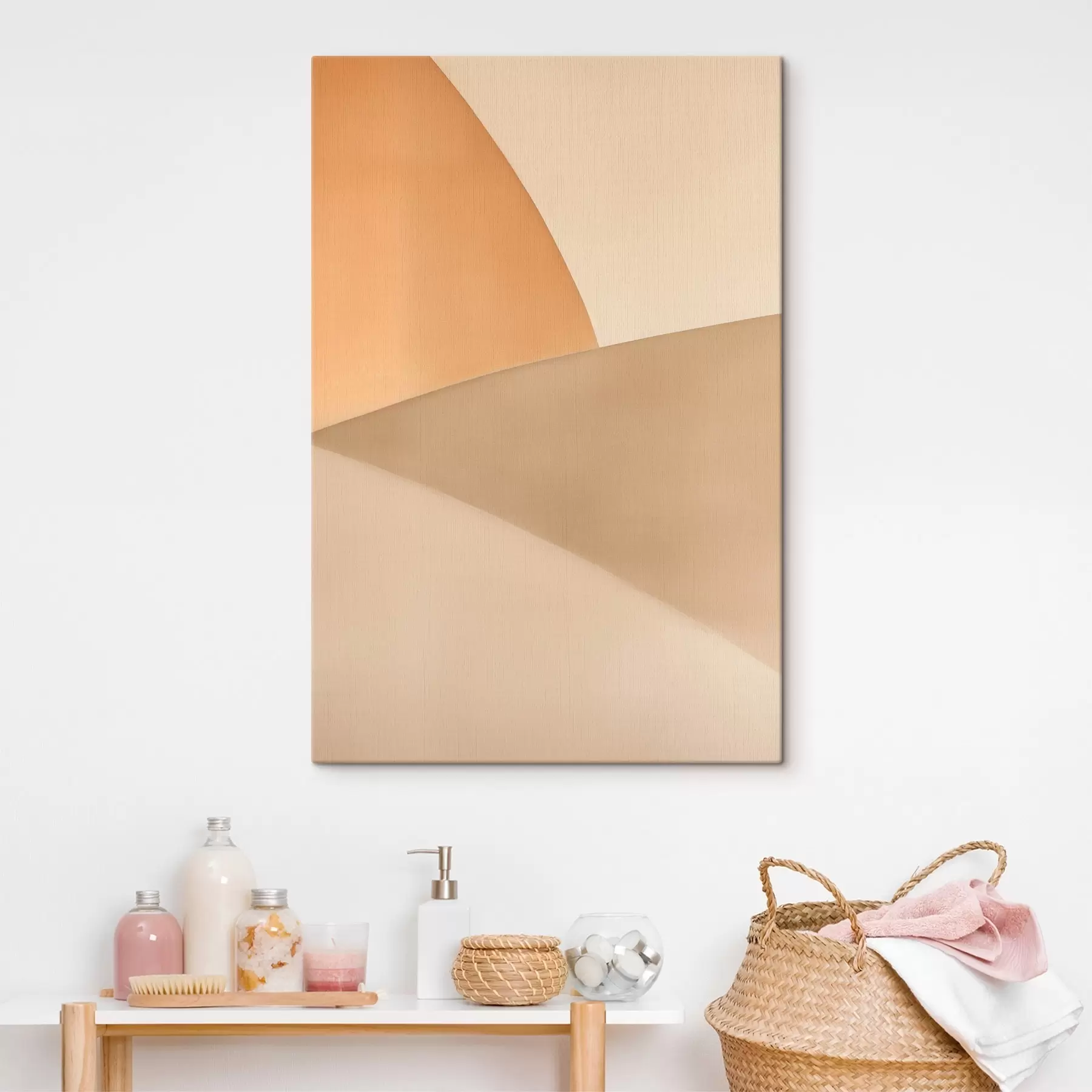 murales Geometría en beige suave s50396