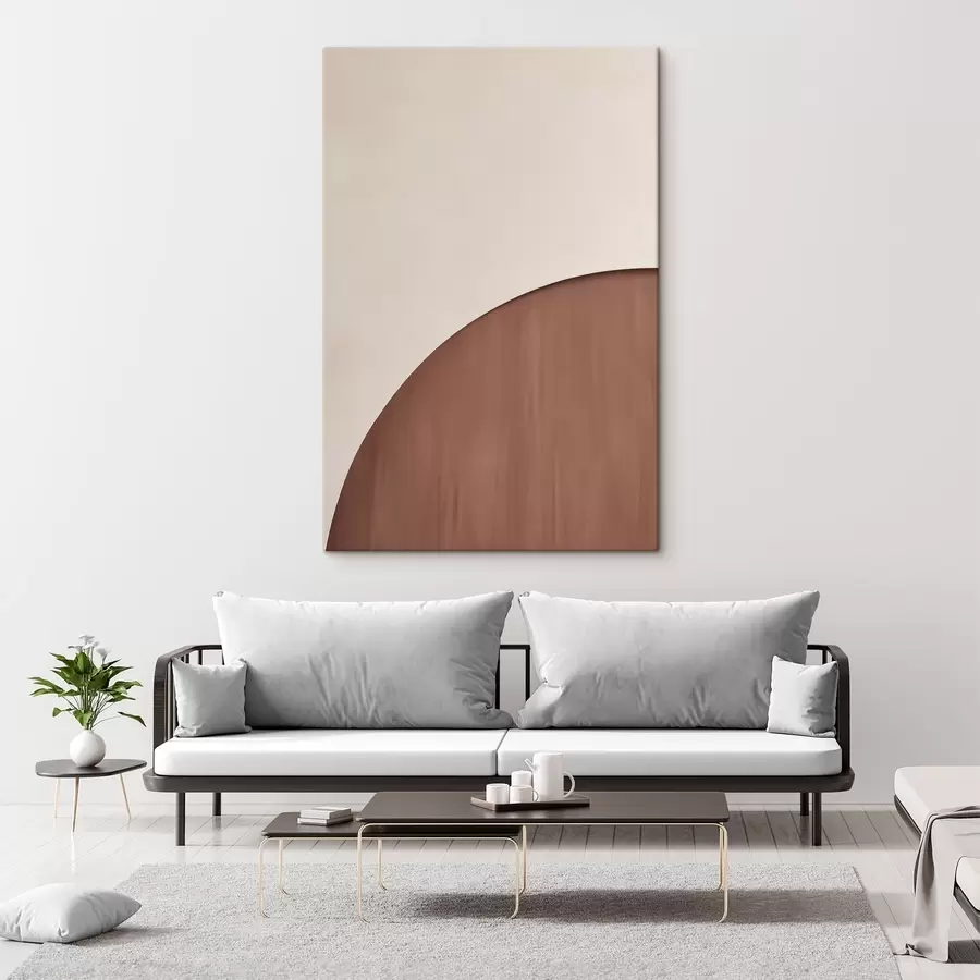 wall murals Terracotta Semi-Circle s50397