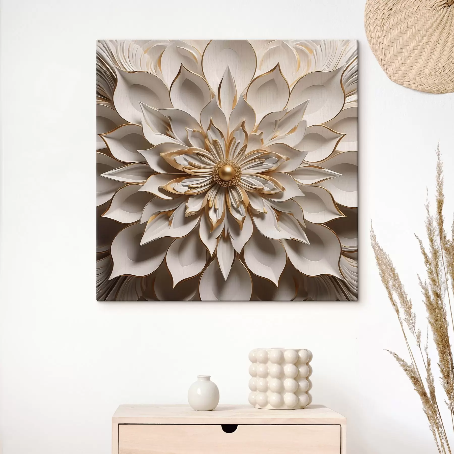 wall murals Royal Dahlia with Amber Accents s50401