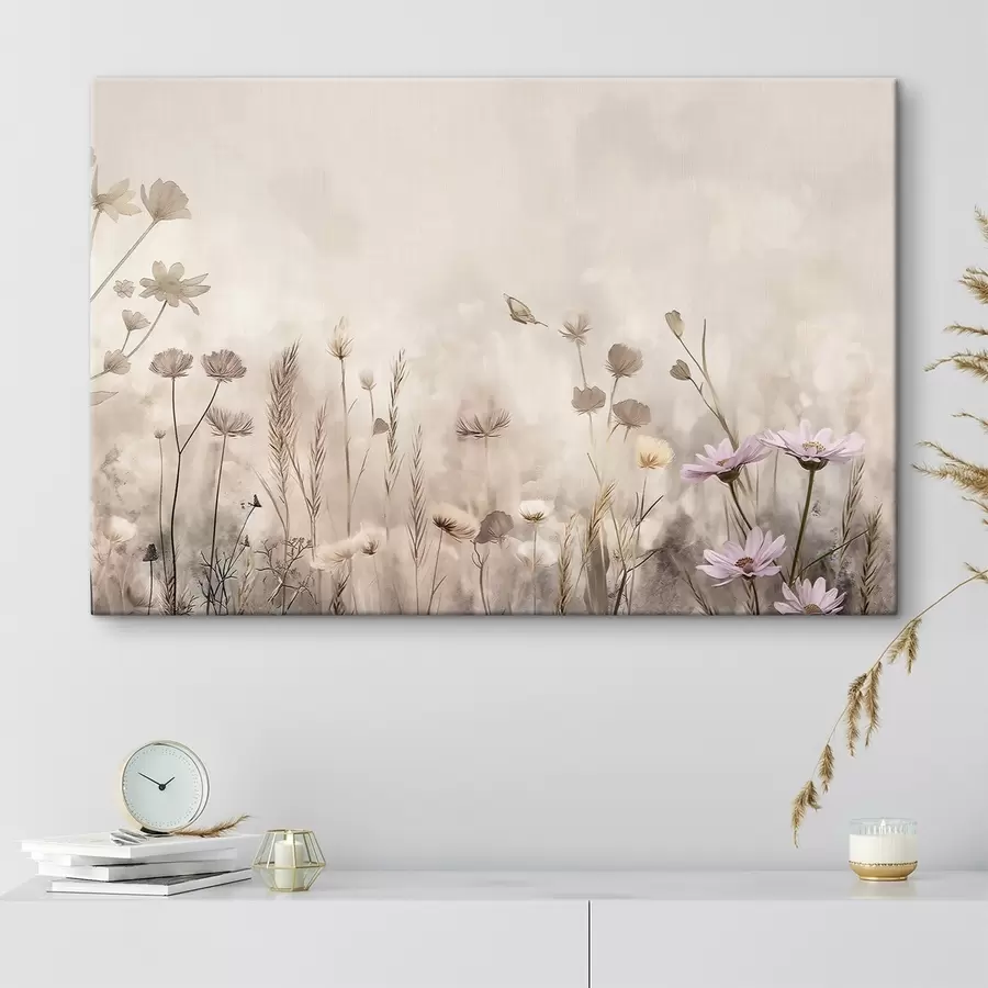 wall murals Delicate Meadow of Wildflowers s50403