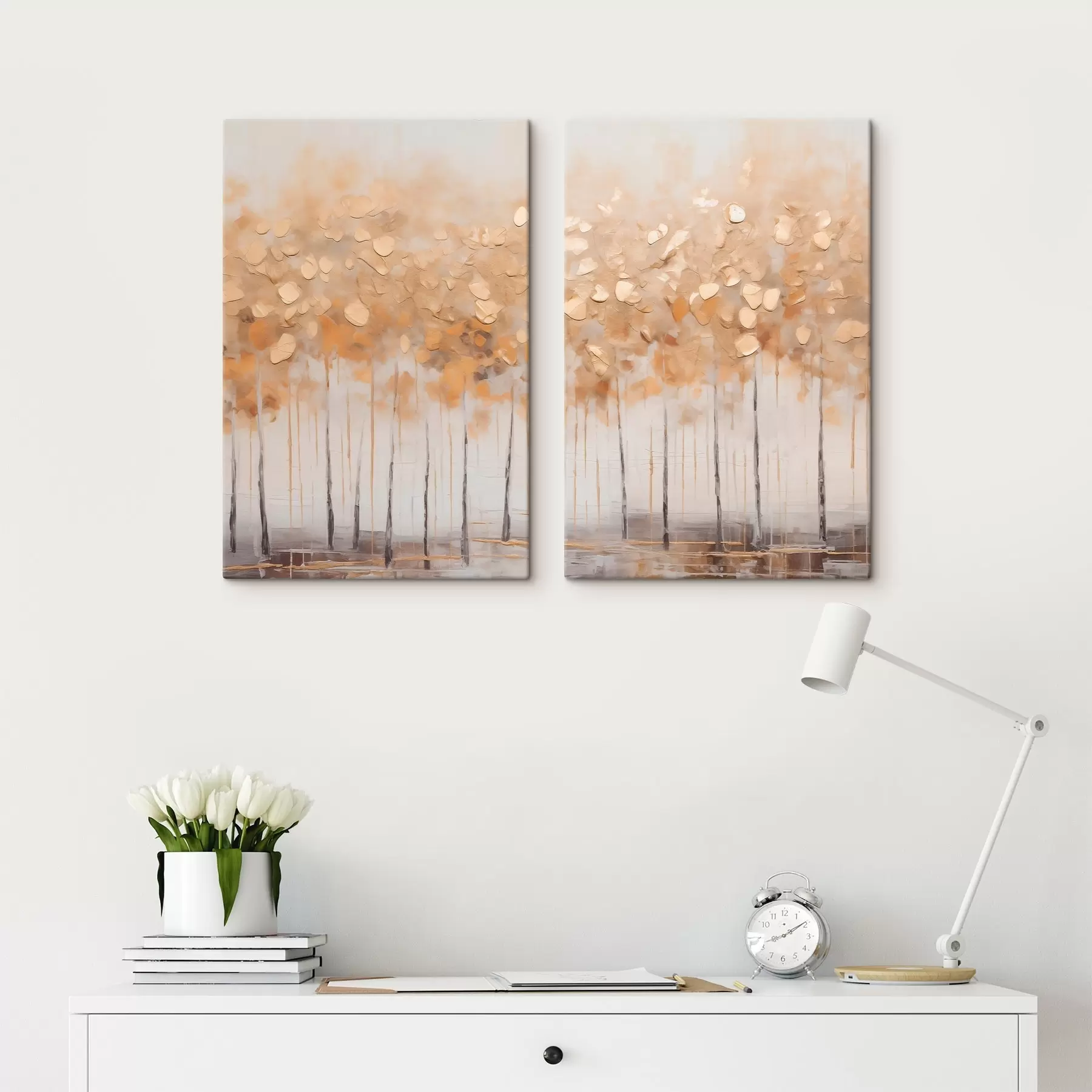 wall murals Autumn Birch Forest m30901