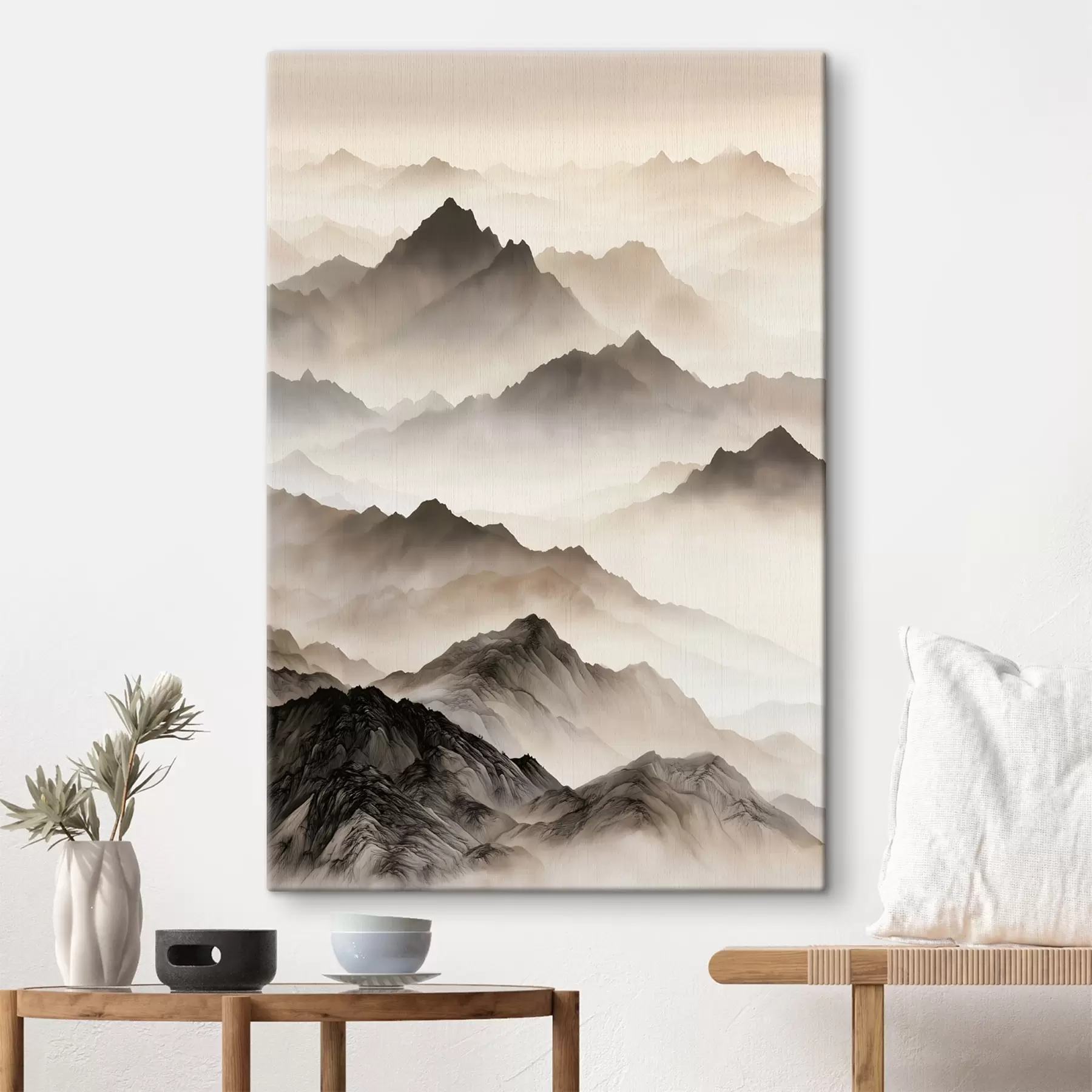 wall murals The Misty Mountains s50467
