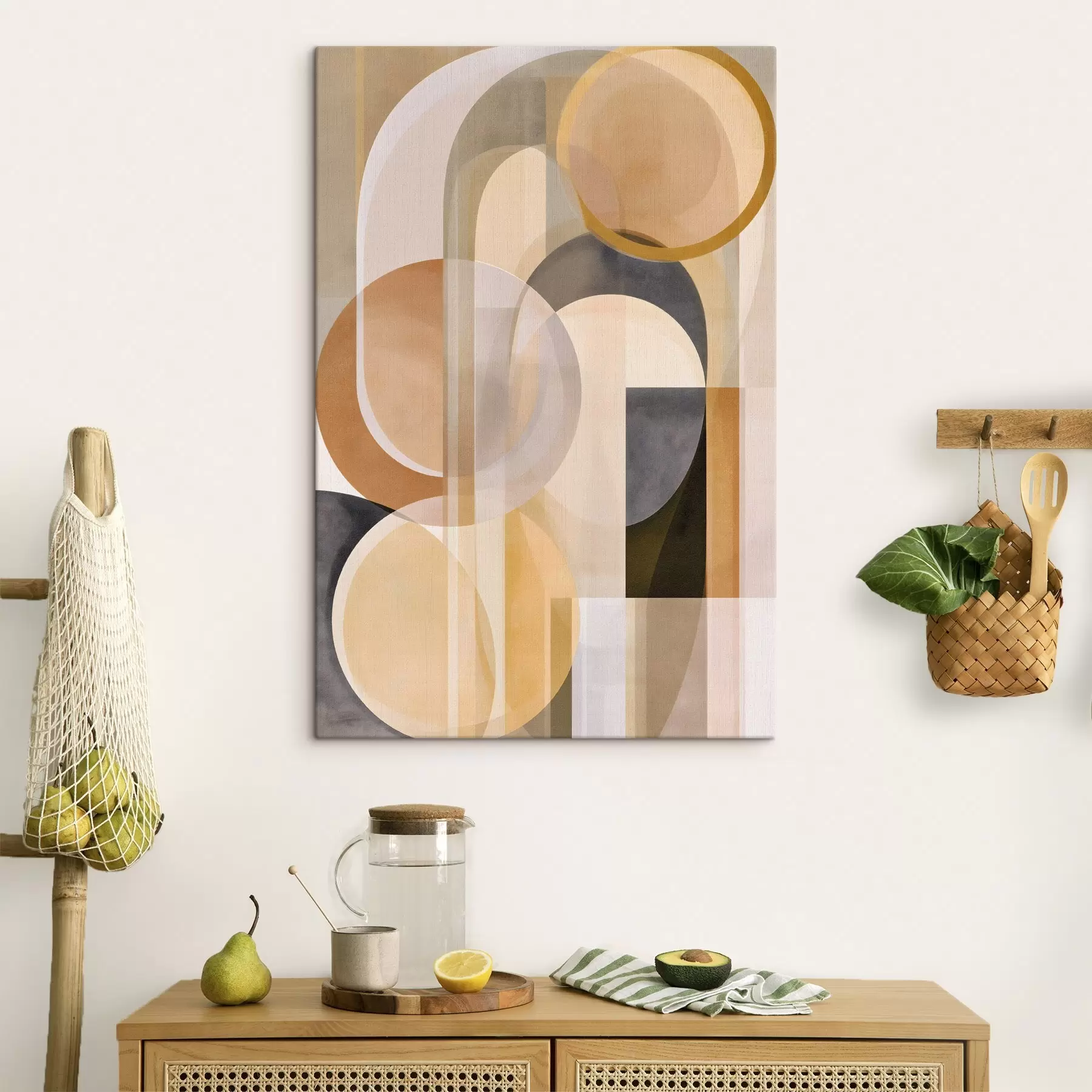 wall murals Scandinavian-style abstraction s50490
