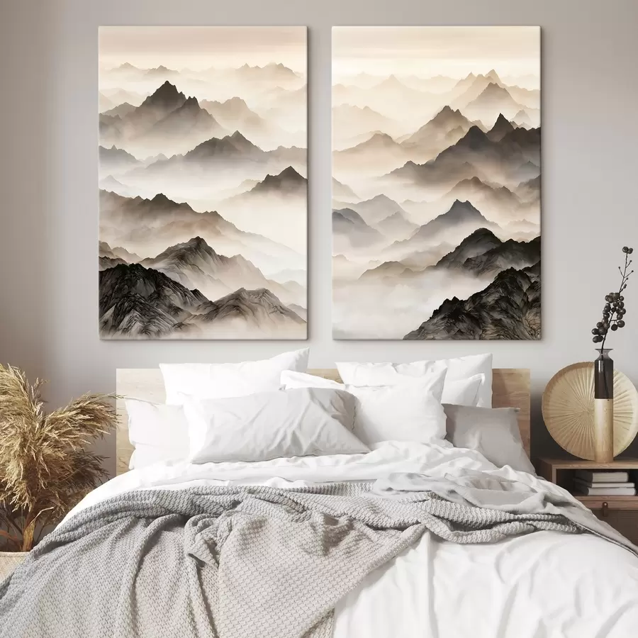 wall murals The Misty Mountains m30922