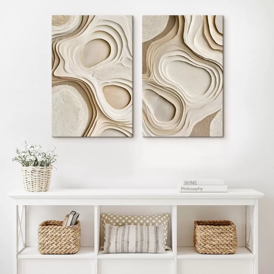 wall murals Abstract textures with a layered effect m30935