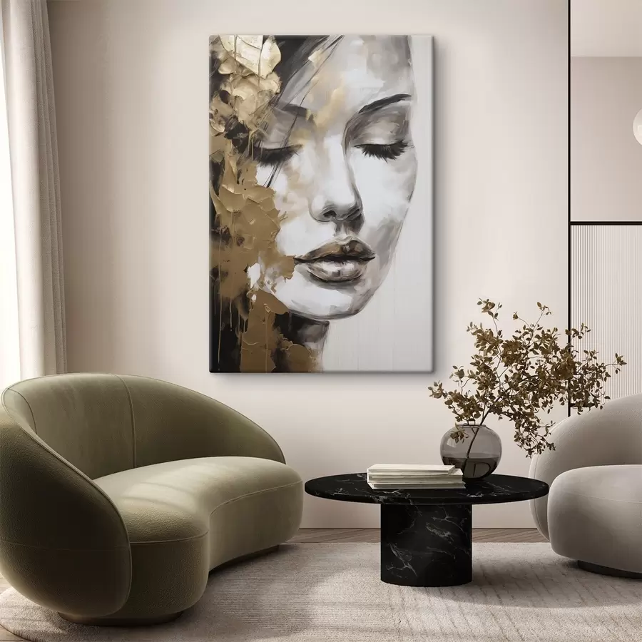 wall murals Abstract female portrait s50660