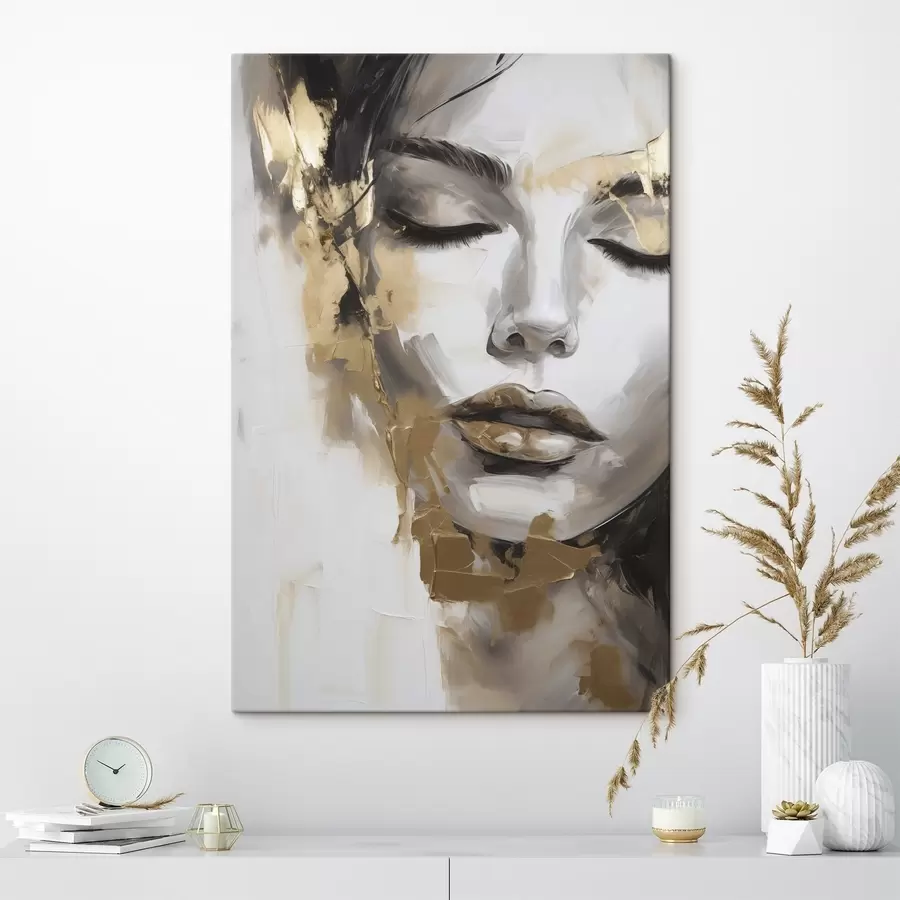 wall murals Abstract portrait of a woman s50661