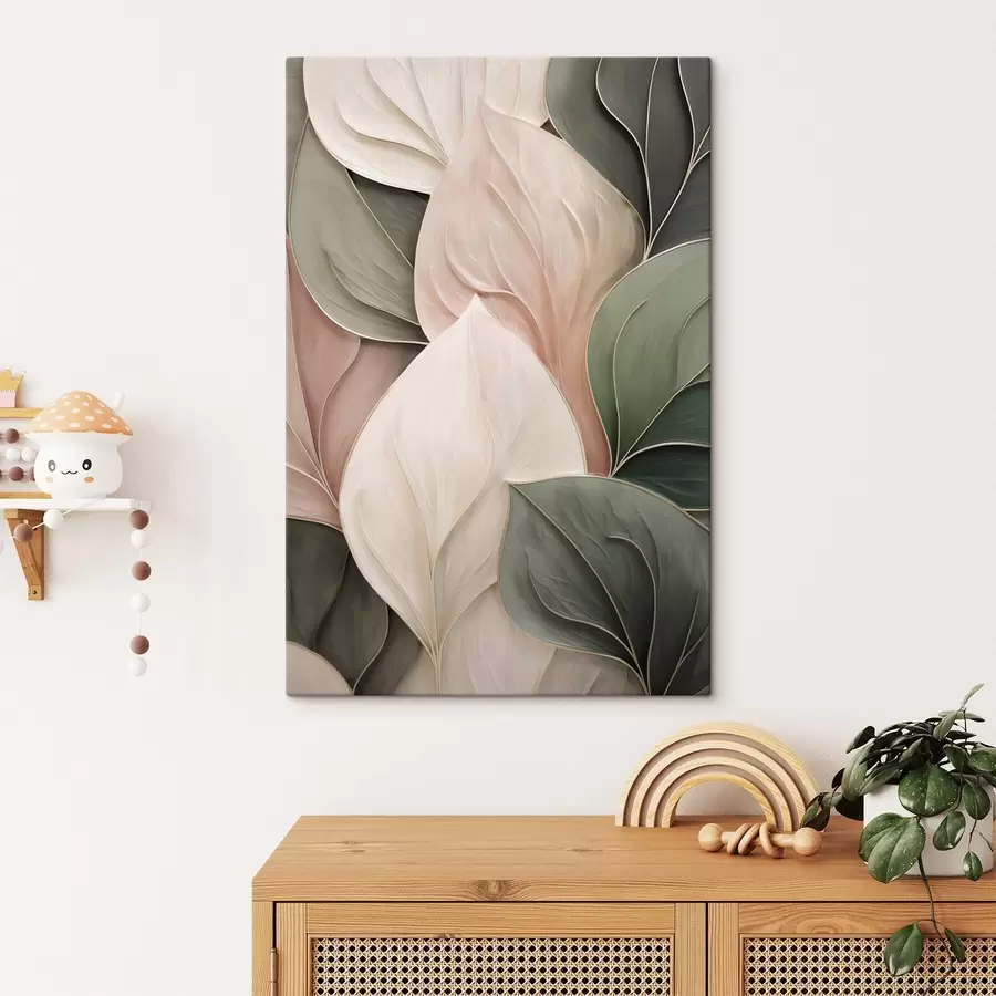 wall murals Stylized leaves s50668