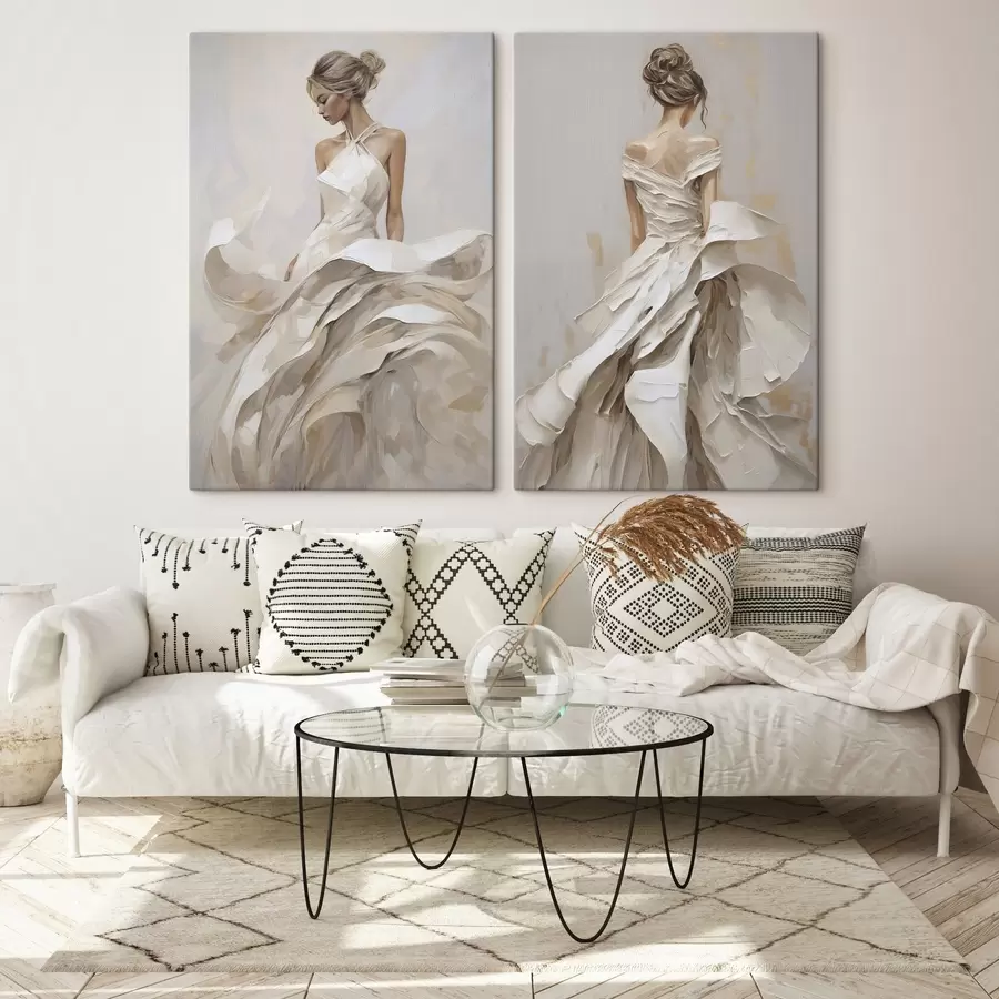 wall murals Girl in a dress m30970