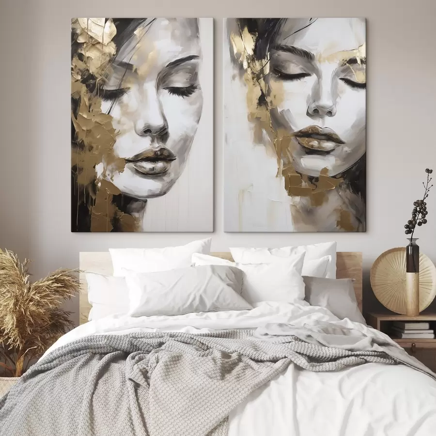 wall murals Abstract female portrait m30971