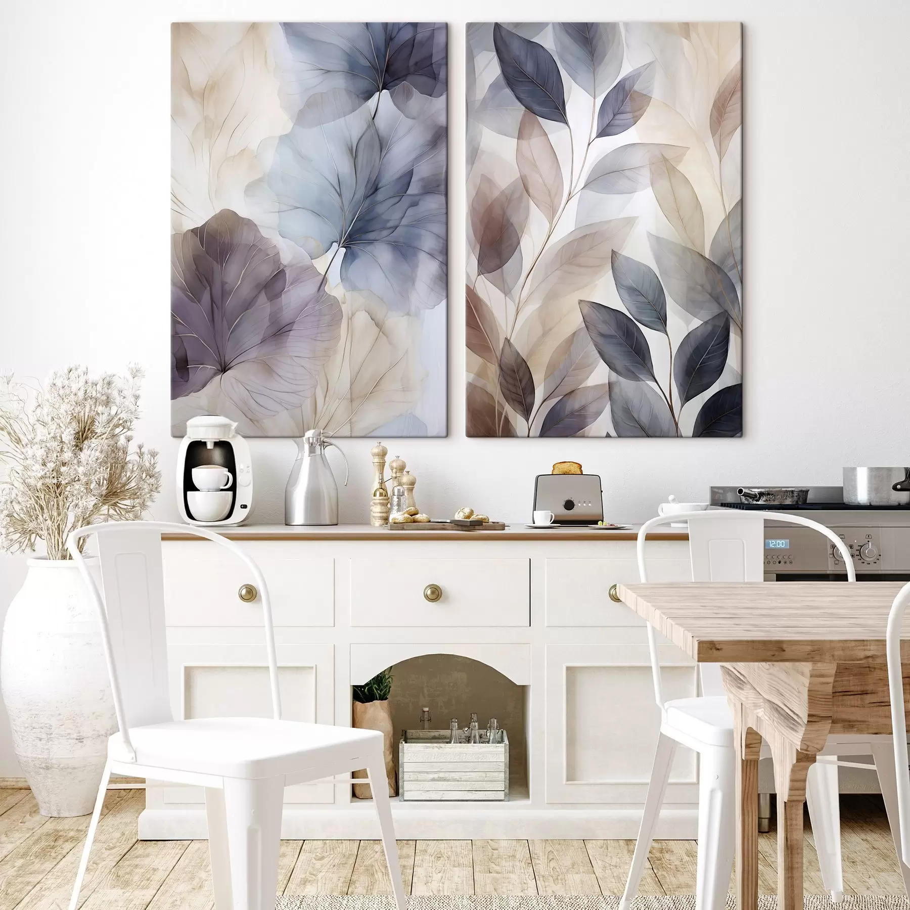 wall murals Abstract plant silhouettes m30974