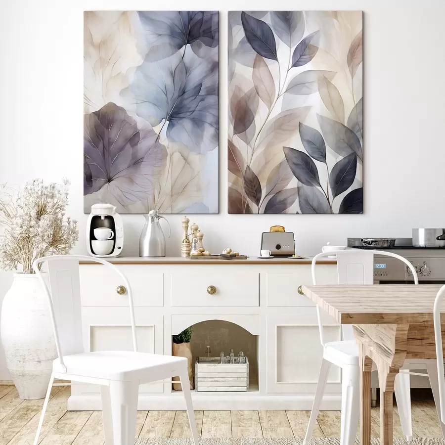 Wall Mural Photo Wallpaper Abstract plant silhouettes m30974