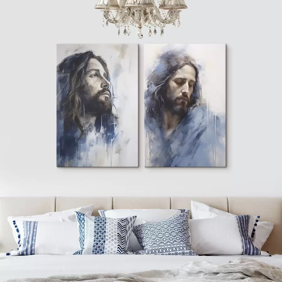 Wall Mural Photo Wallpaper Jesus, imitation painting m30977