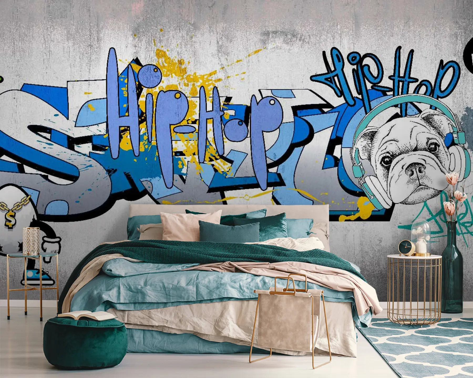 wall murals Blue, azure e art u35405