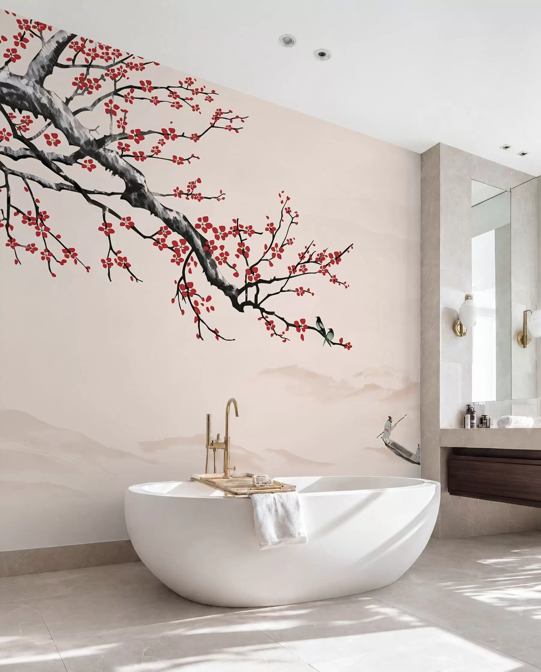 Wall Mural Photo Wallpaper Vertebrate, sky e boat u40186