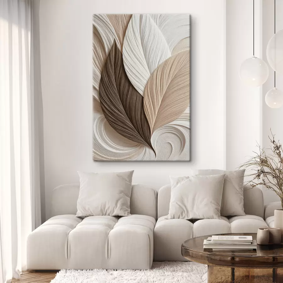 wall murals Abstract leaves s50571