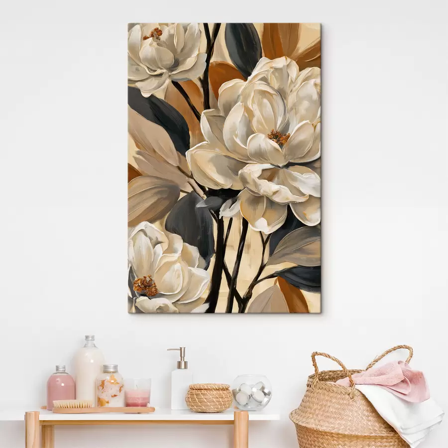 wall murals Vintage-Style Magnolias s50685
