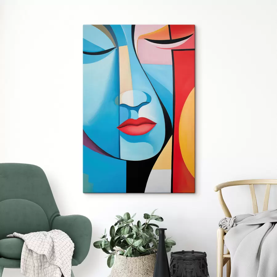 wall murals Abstract face s50700