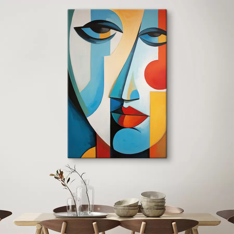 wall murals Abstract face s50701