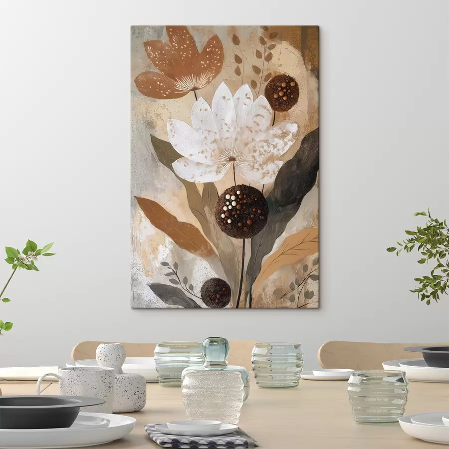 wall murals Abstract flowers s50704