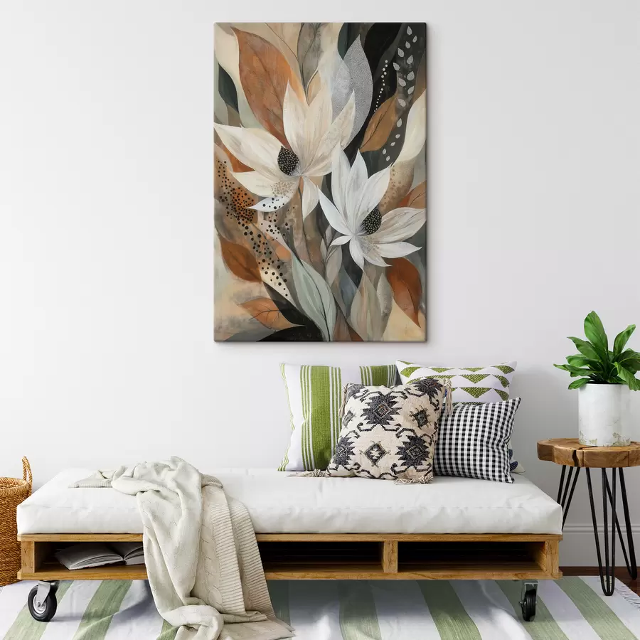 wall murals Abstract flowers s50705