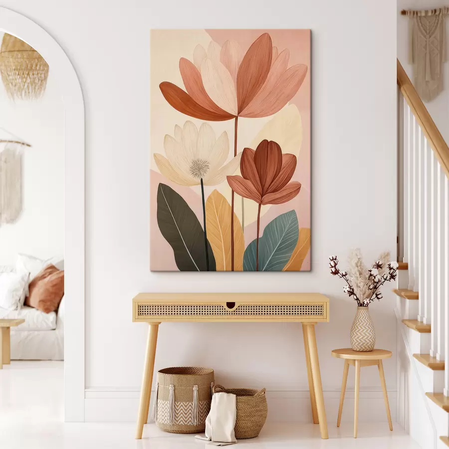 wall murals Abstract flowers s50706
