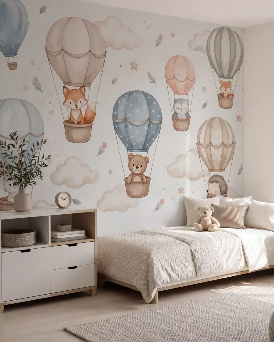 Wall Mural Photo Wallpaper Balloon Friends w10001