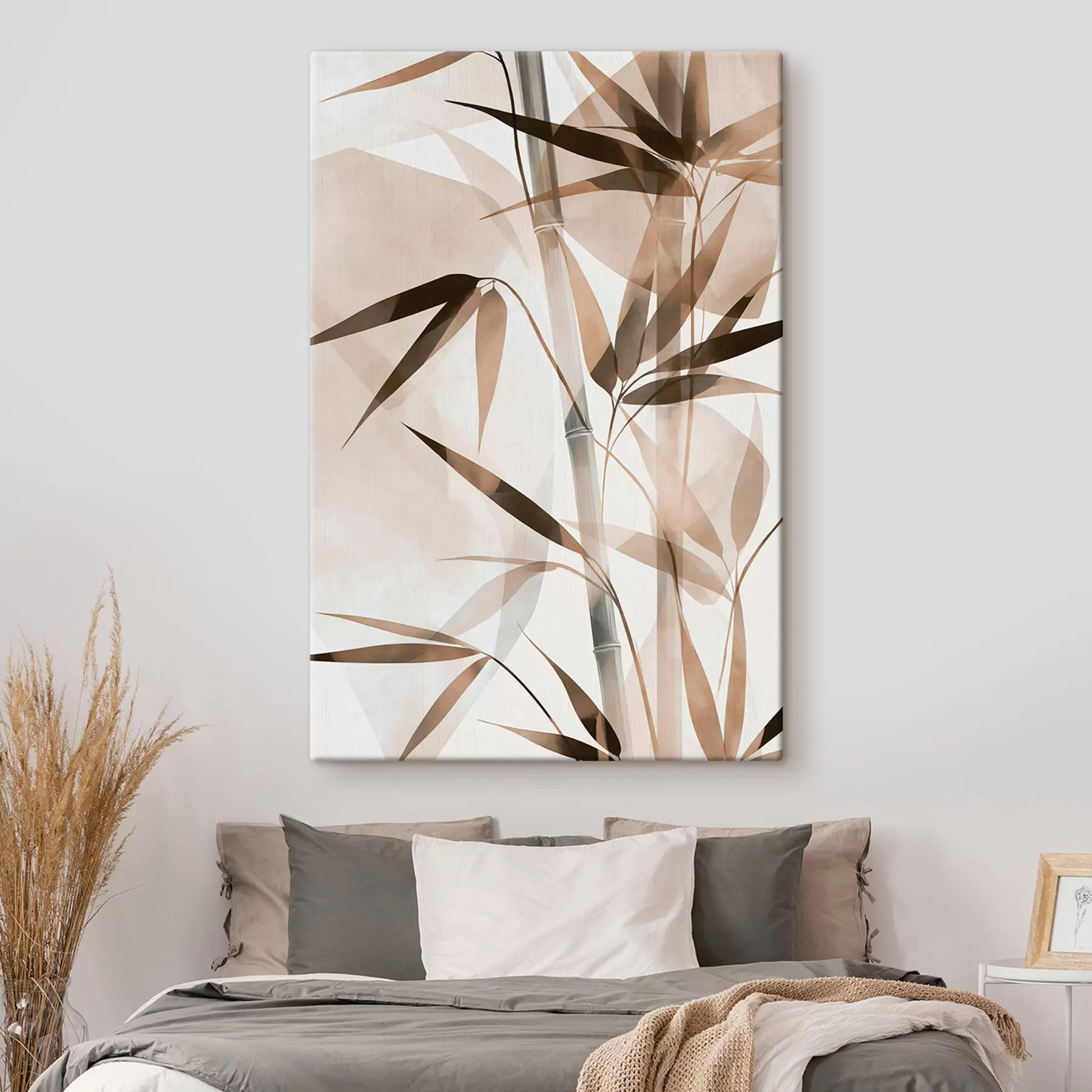 wall murals Abstract bamboo leaves s50575