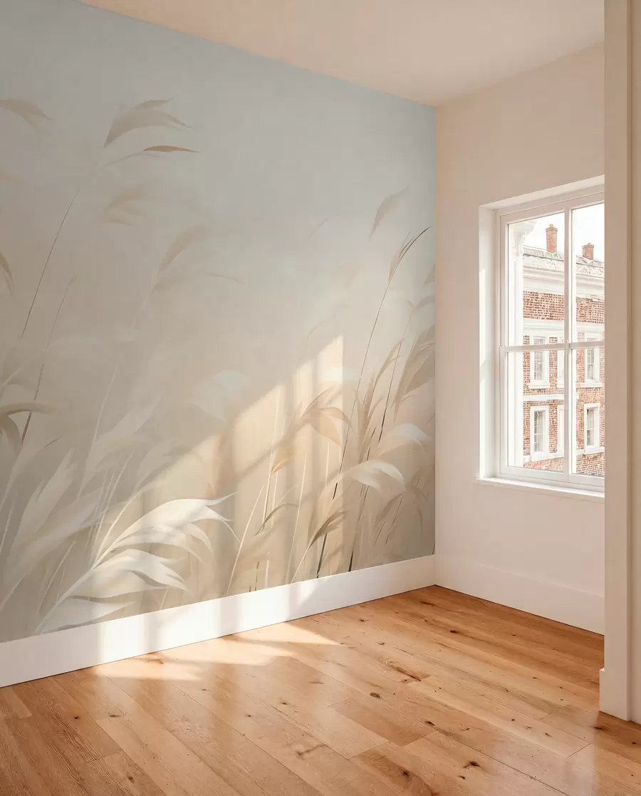 peintures murales Roseaux w05910