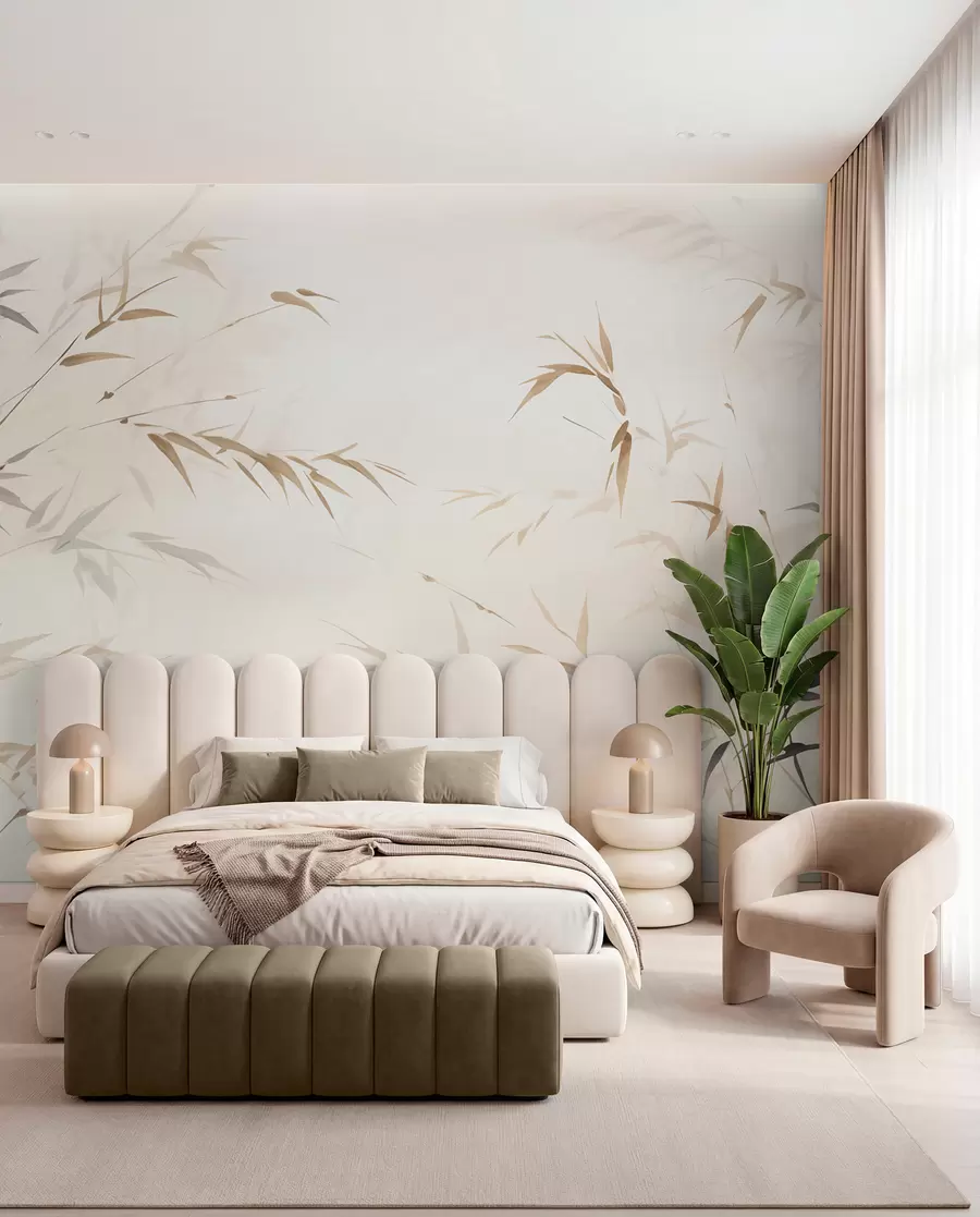 Wall Mural Photo Wallpaper Sharp bamboo leaves w05917