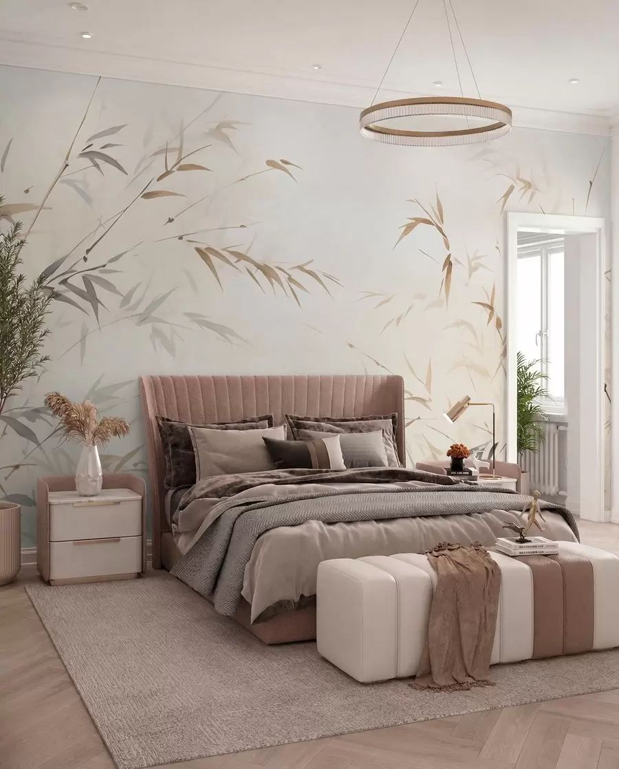 Wall Mural Photo Wallpaper Sharp bamboo leaves w05917