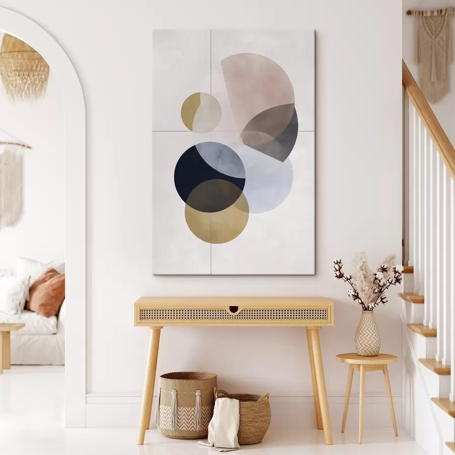 wall murals Geometric abstract composition s50774