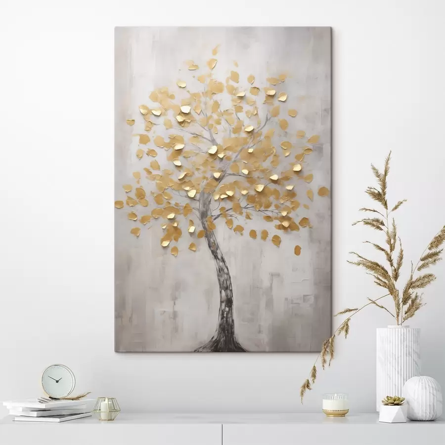 wall murals Abstract tree, imitation painting s50800